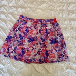 Kyodan Pink and Purple and Blue Floral Golf Skort Size Medium, Never Worn, NWOT
